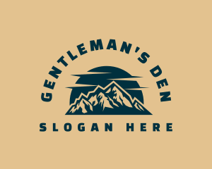 Mountain Outdoor Adventure logo design