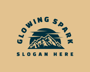 Mountain Outdoor Adventure logo design