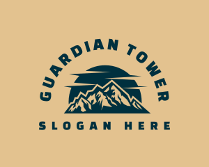 Mountain Outdoor Adventure logo design