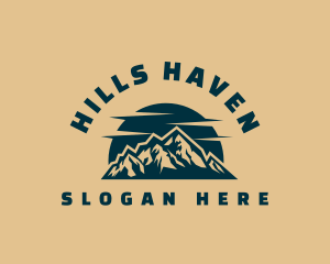 Hills - Mountain Outdoor Adventure logo design