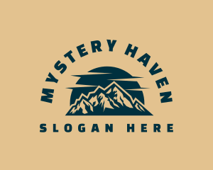 Mountain Outdoor Adventure logo design