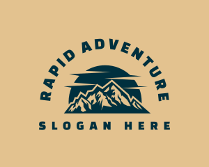 Mountain Outdoor Adventure logo design