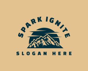 Mountain Outdoor Adventure logo design