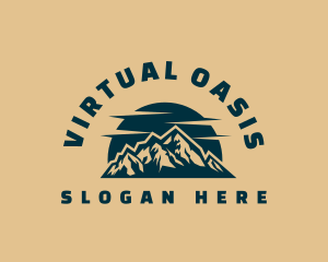 Mountain Outdoor Adventure logo design