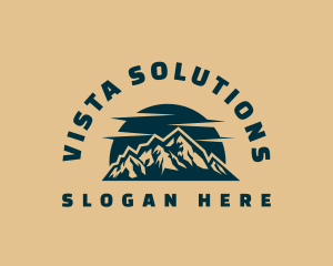 Mountain Outdoor Adventure logo design