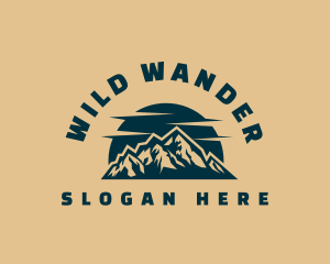 Adventure - Mountain Outdoor Adventure logo design