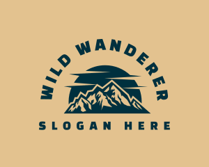 Mountain Outdoor Adventure logo design