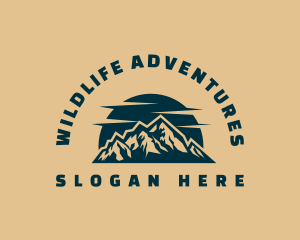 Mountain Outdoor Adventure logo design