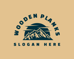 Mountain Outdoor Adventure logo design