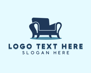 Lounge - Couch Lounge Chair logo design