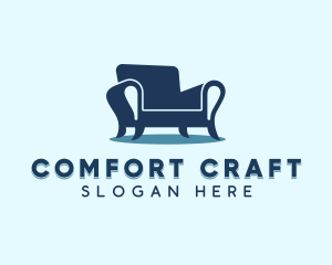 Upholsterer - Couch Lounge Chair logo design