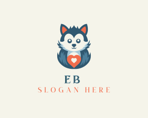 Cat Heart Pet Clinic logo design