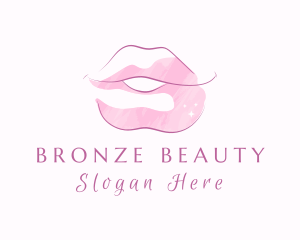 Lipstick Mouth Cosmetics  logo design