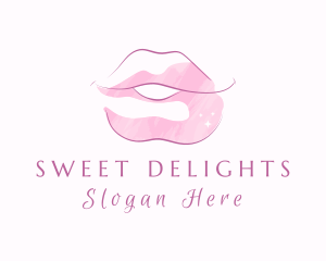 Lipstick Mouth Cosmetics  logo design