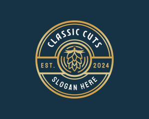 Brewery Hops Classic logo design