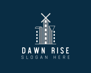 High Rise Real Estate logo design