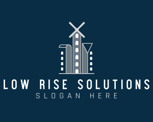 High Rise Real Estate logo design