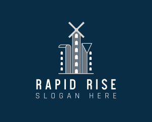 High Rise Real Estate logo design