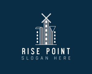 High Rise Real Estate logo design