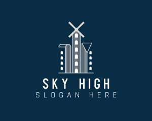 High Rise Real Estate logo design