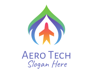 Aero - Travel Airplane logo design