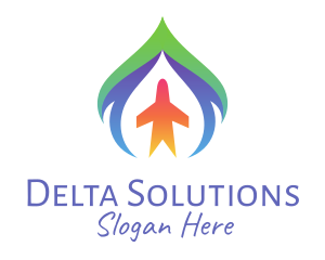 Travel Airplane logo design