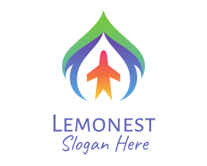 Transport - Travel Airplane logo design