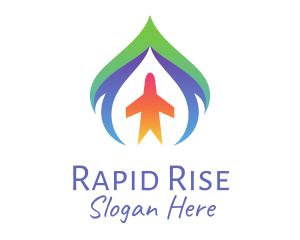 Travel Airplane logo design