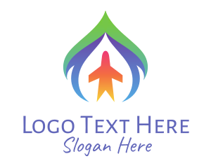 Travel Airplane Logo