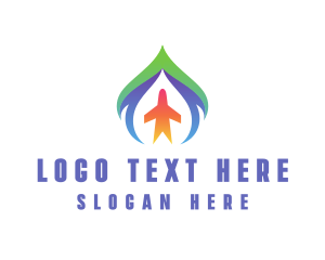 Freight - Travel Airplane logo design