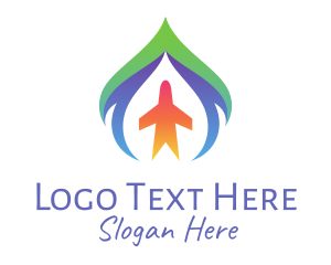 Aero - Travel Airplane logo design