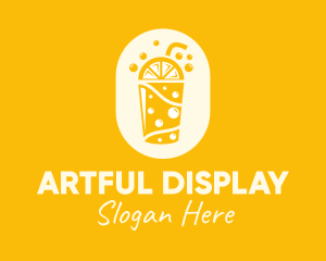 Yellow Lemonade Drink logo design