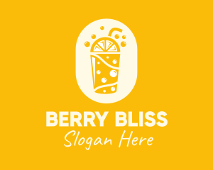 Yellow Lemonade Drink logo design