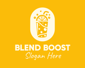 Smoothie - Yellow Lemonade Drink logo design