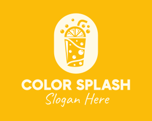 Yellow Lemonade Drink logo design