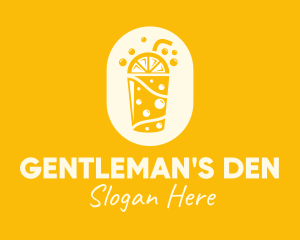 Yellow Lemonade Drink logo design