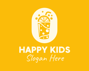 Yellow Lemonade Drink logo design