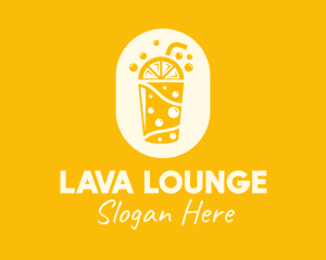 Yellow Lemonade Drink logo design