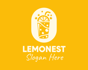 Lemonade - Yellow Lemonade Drink logo design