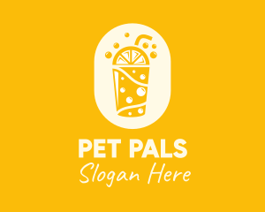 Yellow Lemonade Drink logo design