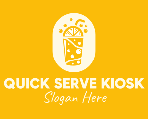 Yellow Lemonade Drink logo design