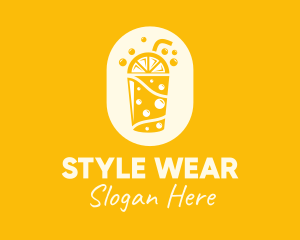 Yellow Lemonade Drink logo design