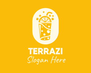 Yellow Lemonade Drink logo design