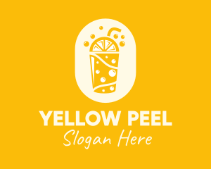 Yellow Lemonade Drink logo design