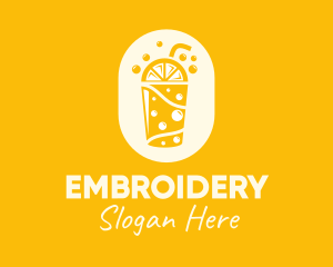 Yellow Lemonade Drink logo design