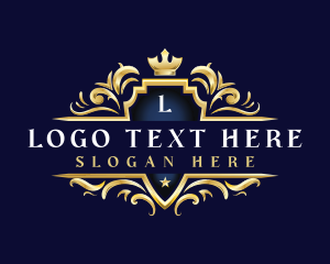 Luxury - Elegant Crown Shield logo design