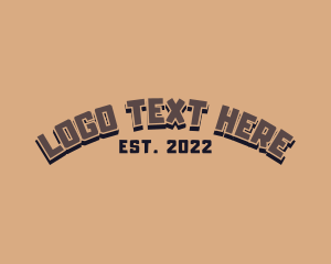 Woodwork - Tough Masculine Wordmark logo design