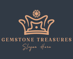 Royal Gemstone Crown logo design