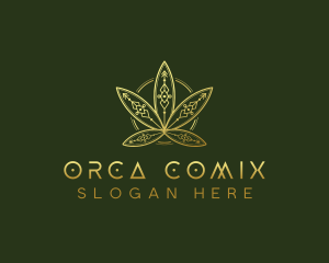 Cannabis Tribal Marijuana Logo