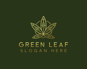 Cannabis Tribal Marijuana logo design